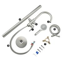 Смеситель для ванны Gappo G3099 Сатин — фото 6, Смесители