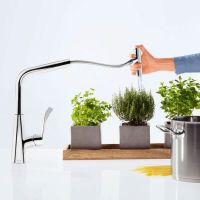 Смеситель для кухни Hansgrohe Metris Select M71 14857000 Хром — фото 2, Смесители для кухни