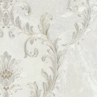 Обои Decori-Decori Forte dei Marmi 2 83702 Винил на флизелине (1,06*10,05) Белый/Серый, Дамаск — фото 2, Обои для стен