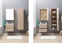 Зеркальный шкаф Aquanet Алвита 60 183994 R Белый 183994 — фото 4, Зеркальные шкафы в ванную