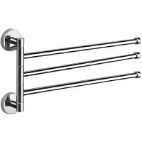 Полотенцедержатель Haiba HB113 поворотный Хром — фото 1, Полотенцедержатели