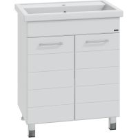 Тумба под раковину СанТа Омега 70 207037 Белая — фото 1, Тумбы под раковину