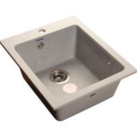 Кухонная мойка GranFest Practic GF-P505 Серая — фото 1, Кухонные мойки