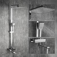 Душевая система Frap F2415-2 Хром — фото 12, Душевые стойки