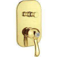 Смеситель для душа Migliore Lem 25887 Золото — фото 1, Смеситель для душа