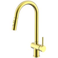 Смеситель для кухни Splenka S204.49.03 Золото матовое — фото 1, Смесители для кухни