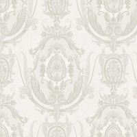 Обои Bernardo Bartalucci Giulia 84122-1 Винил на флизелине (1,06*10,05) Белый, Дамаск — фото 1, Обои для стен
