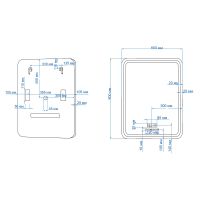 Товар: Зеркало Art&Max Genova AM-Gen-600-800-S-F-MFP с подсветкой с музыкальным блоком Черное - фото 8 Зеркало Art&Max Genova AM-Gen-600-800-S-F-MFP с подсветкой с музыкальным блоком Черное — фото 8, Мебель для ванной
