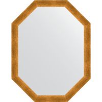 Зеркало Evoform Octagon 70x90 BY 7040 в багетной раме - Травленое золото 59 мм — фото 1, Мебель для ванной