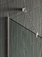 Душевая перегородка Maybah Glass MGD-726-5у 790x1950 в узком профиле Хром матовый стекло прозрачное — фото 7, Душевые перегородки