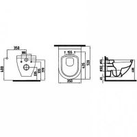 Товар: Унитаз Bien Harmony HRKA052N1VP0B7000 подвесной Черный матовый с сиденьем Микролифт - фото 2 Унитаз Bien Harmony HRKA052N1VP0B7000 подвесной Черный матовый с сиденьем Микролифт — фото 2, Унитазы