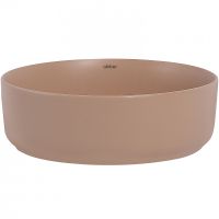 Раковина-чаша Abber Bequem 36 AC2108MBB Бежевая матовая — фото 3, Раковины накладные