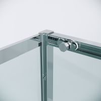 Товар: Душевой уголок Grossman Style 100х80 120.K33.05.1080.10.00 профиль Хром стекло прозрачное - фото 9 Душевой уголок Grossman Style 100х80 120.K33.05.1080.10.00 профиль Хром стекло прозрачное — фото 9, Прямоугольные душевые уголки