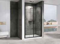 Товар: Душевая дверь Abber Sonnenstrand 100 AG04100BC профиль Черный стекло прозрачное - фото 2 Душевая дверь Abber Sonnenstrand 100 AG04100BC профиль Черный стекло прозрачное — фото 2, Душевые двери в нишу