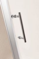 Душевая дверь Cezares Eco 80 ECO-O-BA-1-80-C-Cr профиль Хром стекло прозрачное — фото 3, Душевые двери в нишу