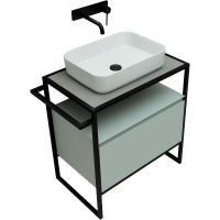 Тумба под раковину Allen Brau Priority 70 1.31001.PWM Папирус матовый — фото 12, Тумбы под раковину