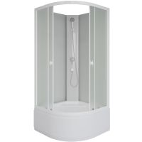 Душевая кабина Niagara Promo 90x90 P90/40/MT/BK без гидромассажа — фото 2, Душевые кабины