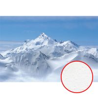 Фреска Ortograf Горы 30898 Фактура бархат FX Флизелин (4*2,7) Белый/Голубой, Горы/Пейзаж/Природа — фото 1, Фрески