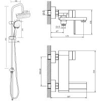 Товар: Душевая система Orange M36-944cr Хром - фото 15 Душевая система Orange M36-944cr Хром — фото 15, Душевое оборудование. Душевая программа