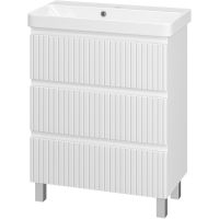 Тумба с раковиной Brevita Victory 70 УТ000024307 Белая матовая — фото 1, Мебель для ванной