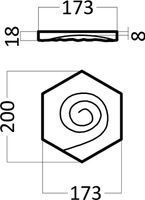 Товар: Гипсовая 3д панель Artpole Elementary Heksa-sea E-0010 173x200 мм - фото 8 Гипсовая 3д панель Artpole Elementary Heksa-sea E-0010 173x200 мм — фото 8, Гипсовые 3Д панели
