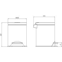 Товар: Ведро для мусора Aquatek AQ4016MB Черное матовое - фото 2 Ведро для мусора Aquatek AQ4016MB Черное матовое — фото 2, Мусорные ведра