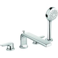 Смеситель на борт ванны Kludi Pure Solid 344230575 Хром — фото 1, Смесители на борт ванны