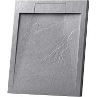 Душевой поддон из искусственного камня Vincea 90х90 VST-4SRL9090G Серый — фото 1, Душевые поддоны из искусственного камня