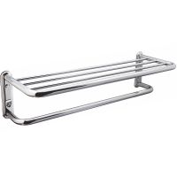 Полка для полотенец WasserKRAFT K-888 Хром — фото 1, Полки для полотенец