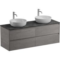 Товар: Тумба под раковину BelBagno Kraft 140 KRAFT-1400-4C-SO-2-CG подвесная Cemento Grigio - фото 13 Тумба под раковину BelBagno Kraft 140 KRAFT-1400-4C-SO-2-CG подвесная Cemento Grigio — фото 13, Тумбы под раковину
