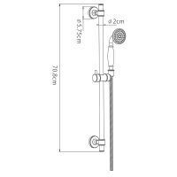 Душевой гарнитур Gappo G8017 Хром — фото 9, Душевые гарнитуры