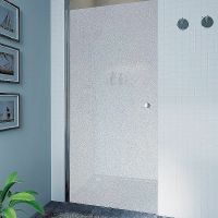 Душевая дверь Koller Pool Waterfall Line 80 QP10 профиль Хром стекло рифленое — фото 1, Душевые двери в нишу