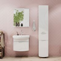 Тумба под раковину Volna Adel 60.1Y tpADEL60.1Y-01 подвесная Белая — фото 6, Тумбы под раковину