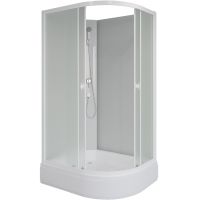 Душевая кабина Niagara Promo 90x80 L P90/80/26L/MT/BK без гидромассажа — фото 1, Душевые кабины