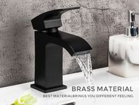 Смеситель для раковины Gappo G07-6 Черный матовый арт-G1007-6 — фото 9, Смесители для раковины