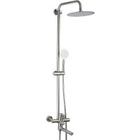 Душевая система Frap H801 F24801 Сатин — фото 1, Душевые стойки