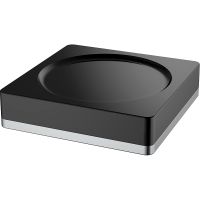 Мыльница Boheme 10960-B-CR Черная Хром — фото 1, Мыльницы