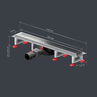 Товар: Душевой лоток AM.PM MasterFlow 60 W01SC-P11-060-01SB с решеткой Хром матовый Cut Gradient - фото 16 Душевой лоток AM.PM MasterFlow 60 W01SC-P11-060-01SB с решеткой Хром матовый Cut Gradient — фото 16, Душевые лотки