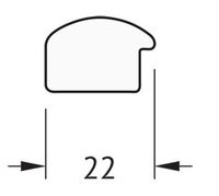 Зеркало Evoform Definite 98х48 в багетной раме - Орех 22 мм арт-BY 0689 — фото 5, Зеркала в ванную комнату