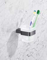 Стакан для зубных щеток Milacio Ultra MCU.951.MB Черный матовый — фото 3, Стаканы для зубных щеток