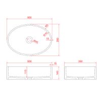 Раковина-чаша Boheme NeoArt Canale 50 878-WM Белая матовая — фото 8, Раковины