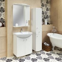 Товар: Шкаф пенал Runo Милано 30 R УТ000002107 Белый - фото 4 Шкаф пенал Runo Милано 30 R УТ000002107 Белый — фото 4, Пеналы для ванной комнаты