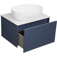 Товар: Тумба под раковину La Fenice Terra 60 FNC-01-TER-BG-60 подвесная Синяя матовая - фото 5 Тумба под раковину La Fenice Terra 60 FNC-01-TER-BG-60 подвесная Синяя матовая — фото 5, Мебель для ванной