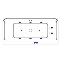 Товар: Акриловая ванна Excellent Arana 180x85 WAEX.ARA18.ULTRA.GL с гидромассажем - фото 9 Акриловая ванна Excellent Arana 180x85 WAEX.ARA18.ULTRA.GL с гидромассажем — фото 9, Ванны