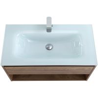 Тумба под раковину BelBagno Kraft 100 KRAFT-1000-1C-SO-RT подвесная Rovere Tabacco — фото 8, Тумбы под раковину