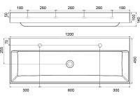 Раковина Ravak Natural 120 XJO01212000 Белая — фото 7, Раковины