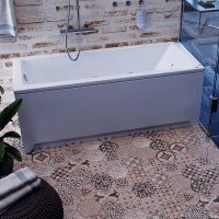 Акриловая ванна Aquatek Либра New 170x70 LIB170N-0000004 без гидромассажа с фронтальной панелью с каркасом (разборный) со слив-переливом (слева) — фото 3, Акриловые ванны