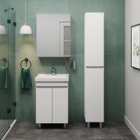 Товар: Тумба под раковину Onika Милтон Квадро 55 105561 Белая - фото 5 Тумба под раковину Onika Милтон Квадро 55 105561 Белая — фото 5, Мебель для ванной