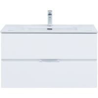 Товар: Тумба под раковину Aquanet Алвита New 90 303920 подвесная Белая матовая - фото 5 Тумба под раковину Aquanet Алвита New 90 303920 подвесная Белая матовая — фото 5, Мебель для ванной