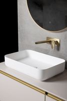 Раковина-чаша Boheme Corian Slim 60 879-60-MW Белая матовая — фото 2, Раковины